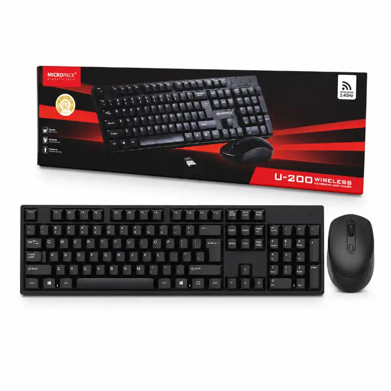 Micropack U-200 Wireless Mouse & Keyboard