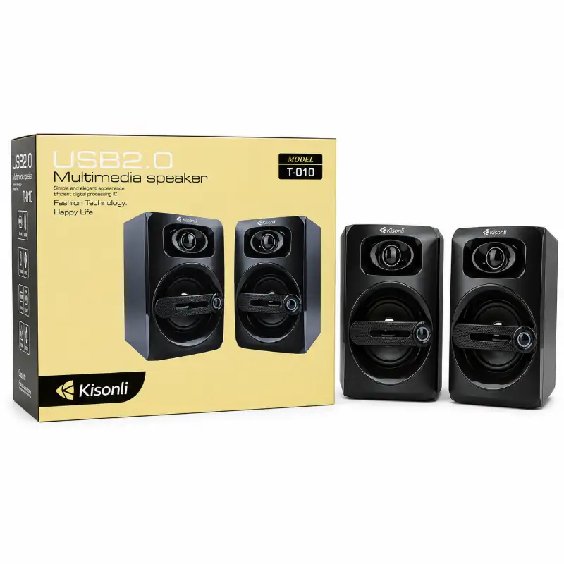 Kisonli T-010 USB 2.0 Multimedia Speakers