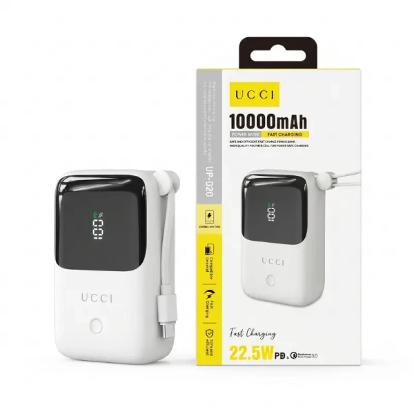 UCCI UP-020 10000mAh Power Bank with 22.5W Fast Charging