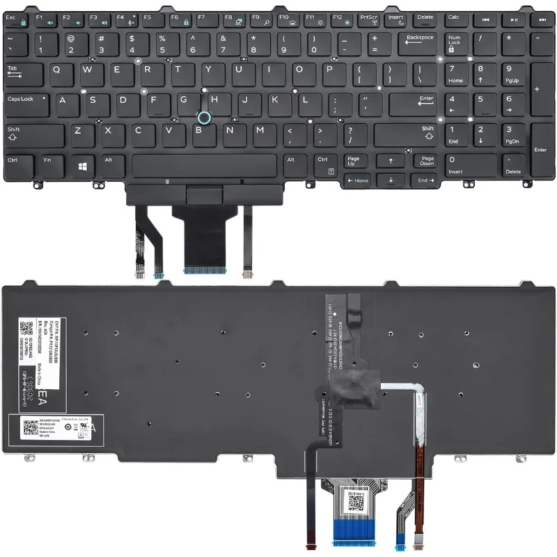 كيبورد Dell Precision 7510/7520 وLatitude E5570/5580