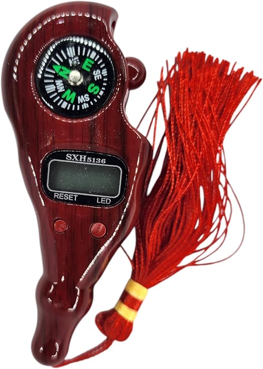 Prayer Mat with Red Tassels and LED Display