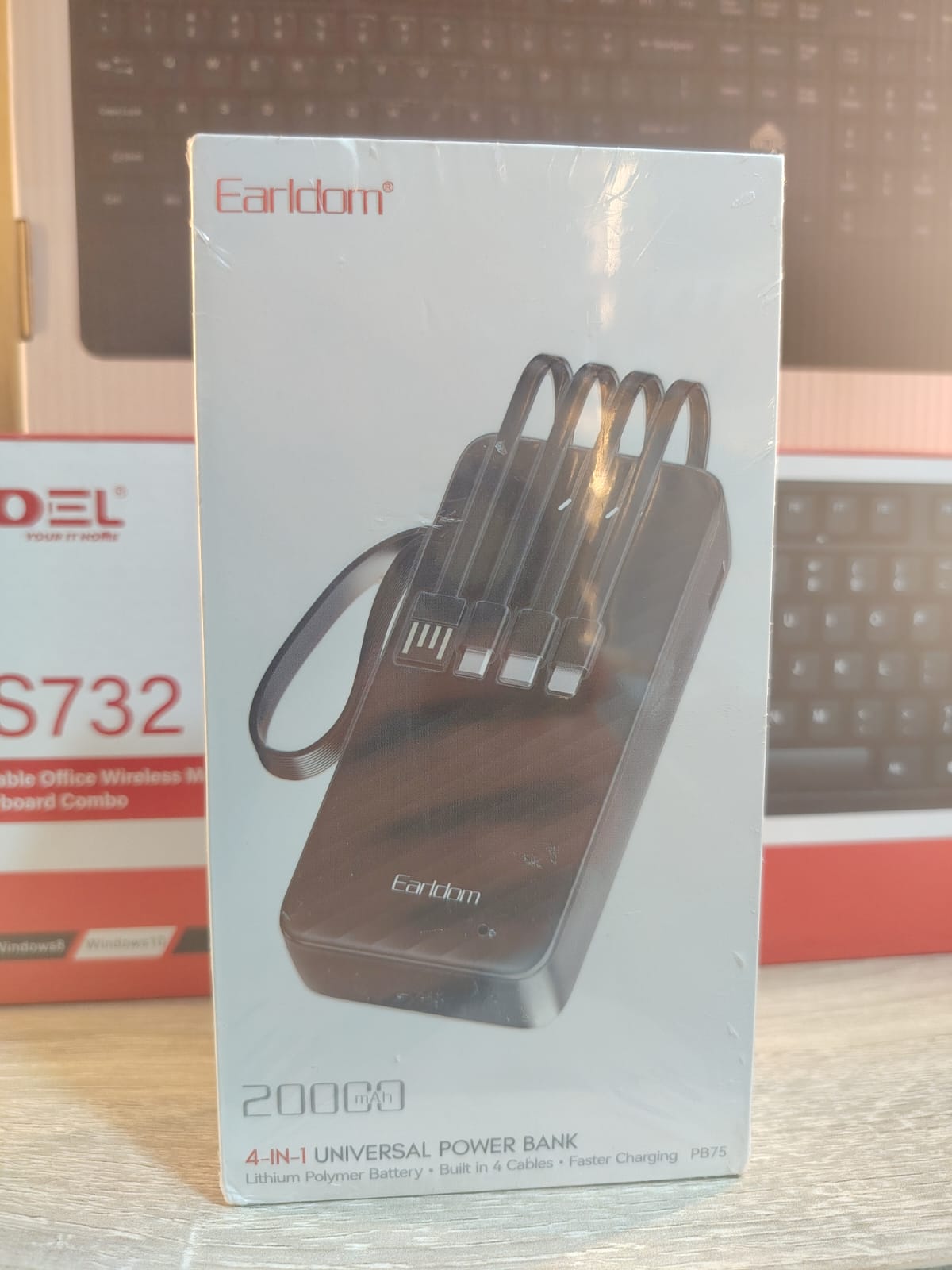Earldom PB75 20000mAh 4-in-1 Power Bank