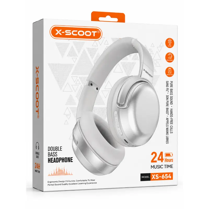 X-SCOOT XS-654 Double Bass Headphone