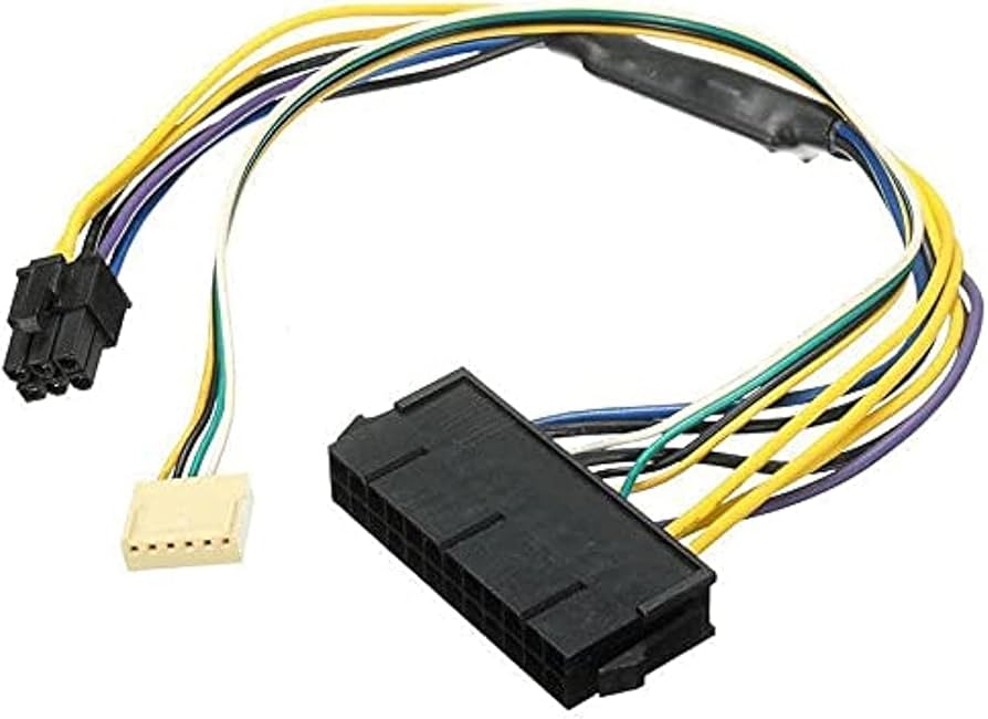 محول طاقة HP من 24-PIN إلى 6-PIN للوحة الأم