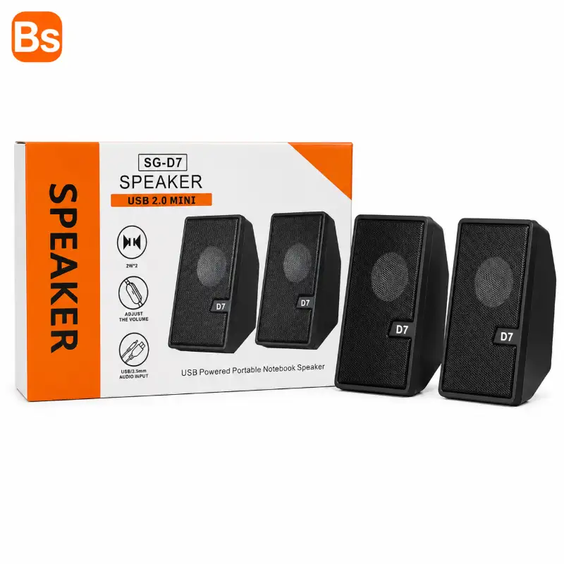 سماعات كمبيوتر SG-D7 ميني USB