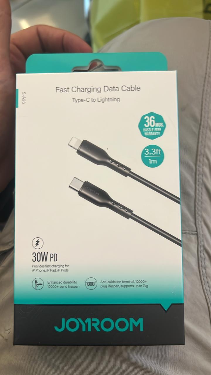 Joyroom S-A26 USB-C to Lightning PD Cable