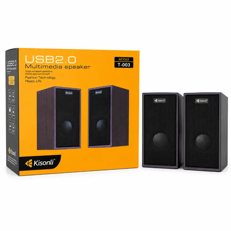 Kisonli T-003 USB 2.0 Multimedia Speakers