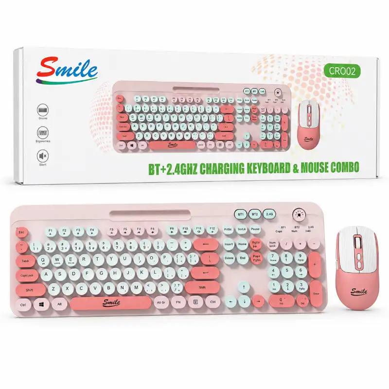 Smile CRO02 Wireless Keyboard and Mouse Combo