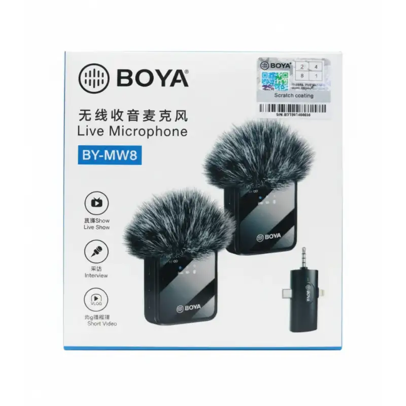 BOYA BY-MW8 Dual Wireless Microphone