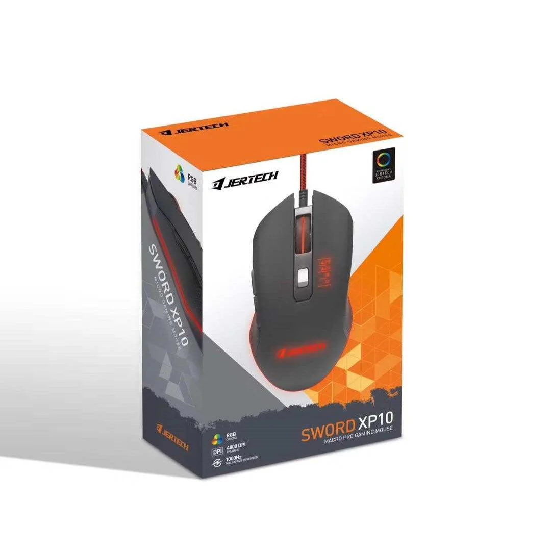 JERTECH Sword XP10 Macro Pro Gaming Mouse