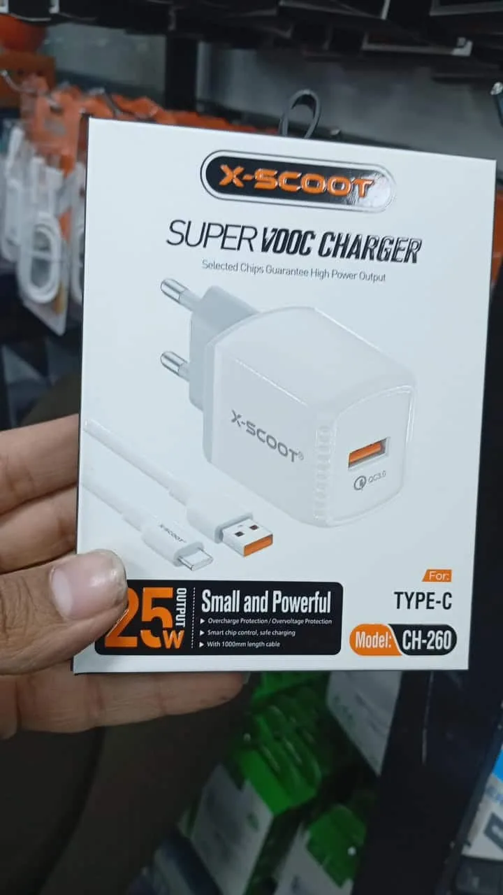 شاحن X-SCOOT CH-260 تايب سي 25W
