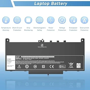 بطارية ديل Dell Latitude E7270 E7470 7270 7470 Battery