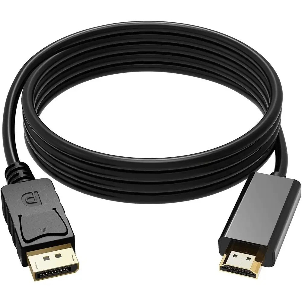 كابل DisplayPort إلى HDMI – أسود