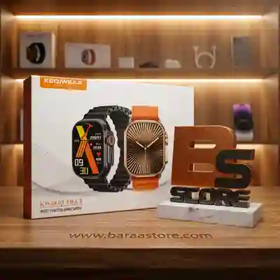 مجموعة KEQIWEAR KW28 Ultra 3: ساعة ذكية بباقة (7+1) لإطلالات لا حصر لها