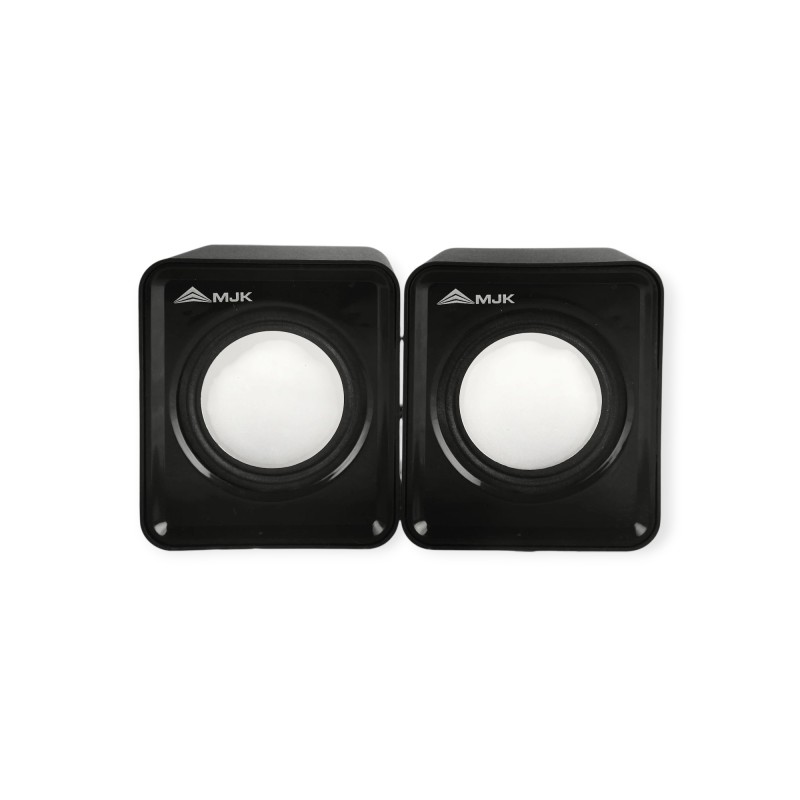 مكبر صوت لاب توب إم جيه كيه قطعتين F101 – 0.5 وات ×2 – أسود