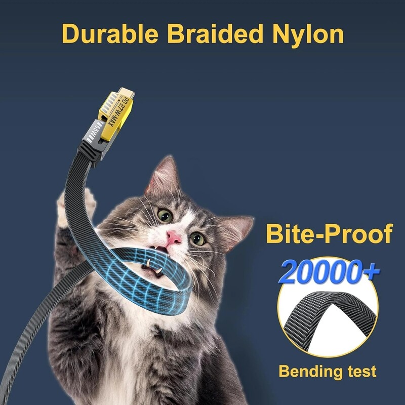 كيبل شحن متعدد 4 في 1 – بطول 1.2 متر، USB A / USB C إلى Type-C، دعم 65W / PD 27W