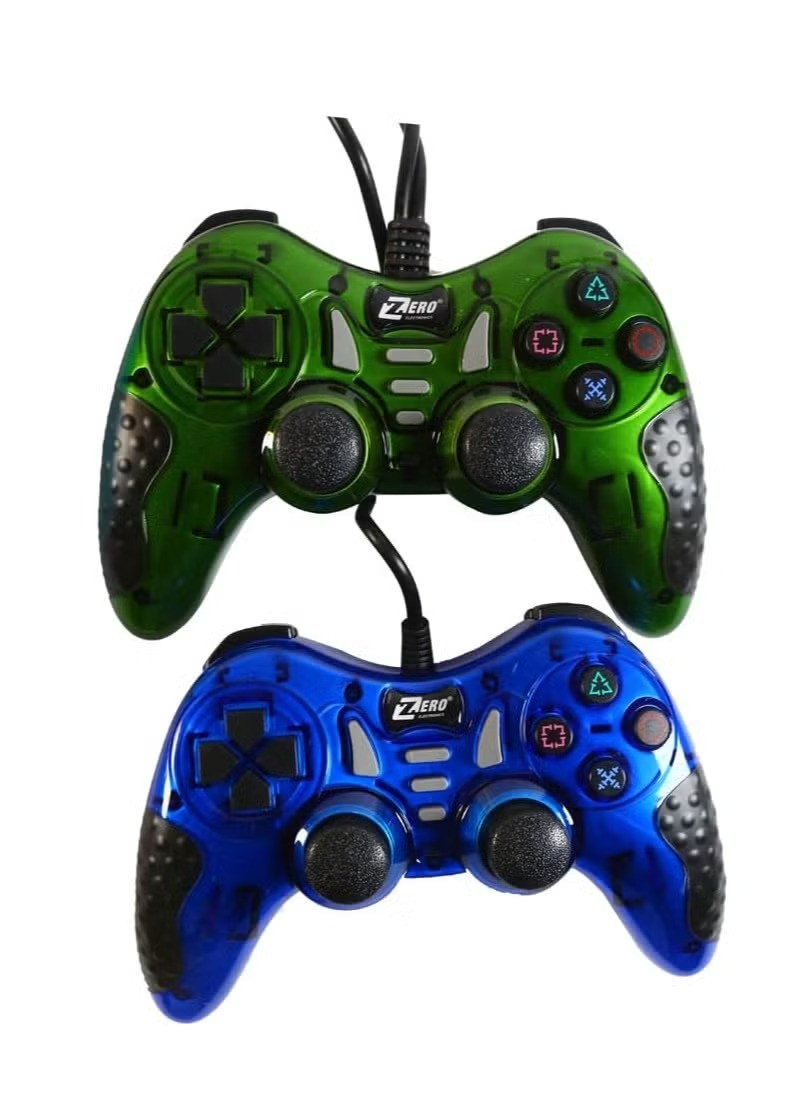 Gamepad Trubo Double Joystick Usb -ZR-6001