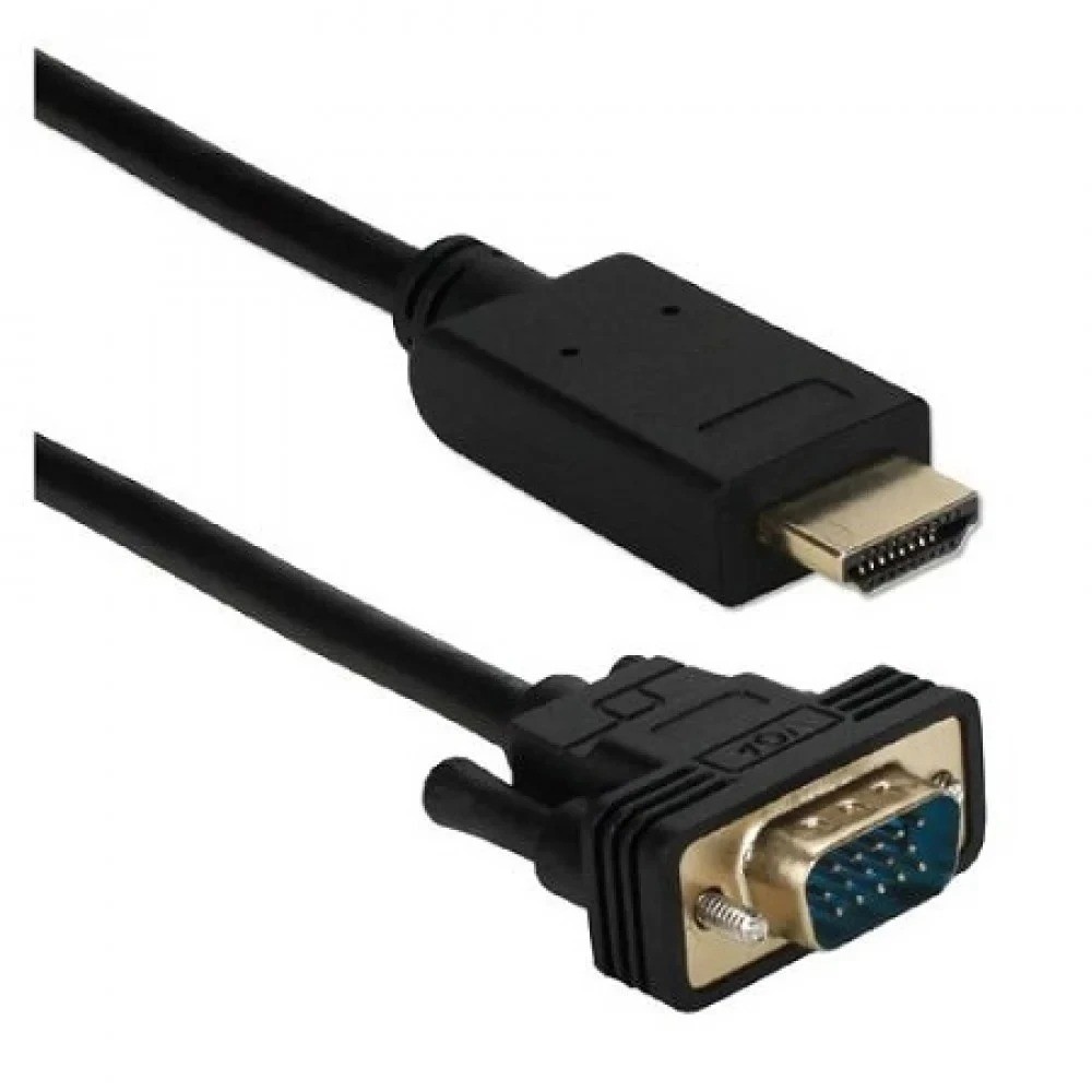 كابل HDMI إلى VGA – لنقل الفيديو من الكمبيوتر أو اللابتوب إلى شاشة أو جهاز عرض