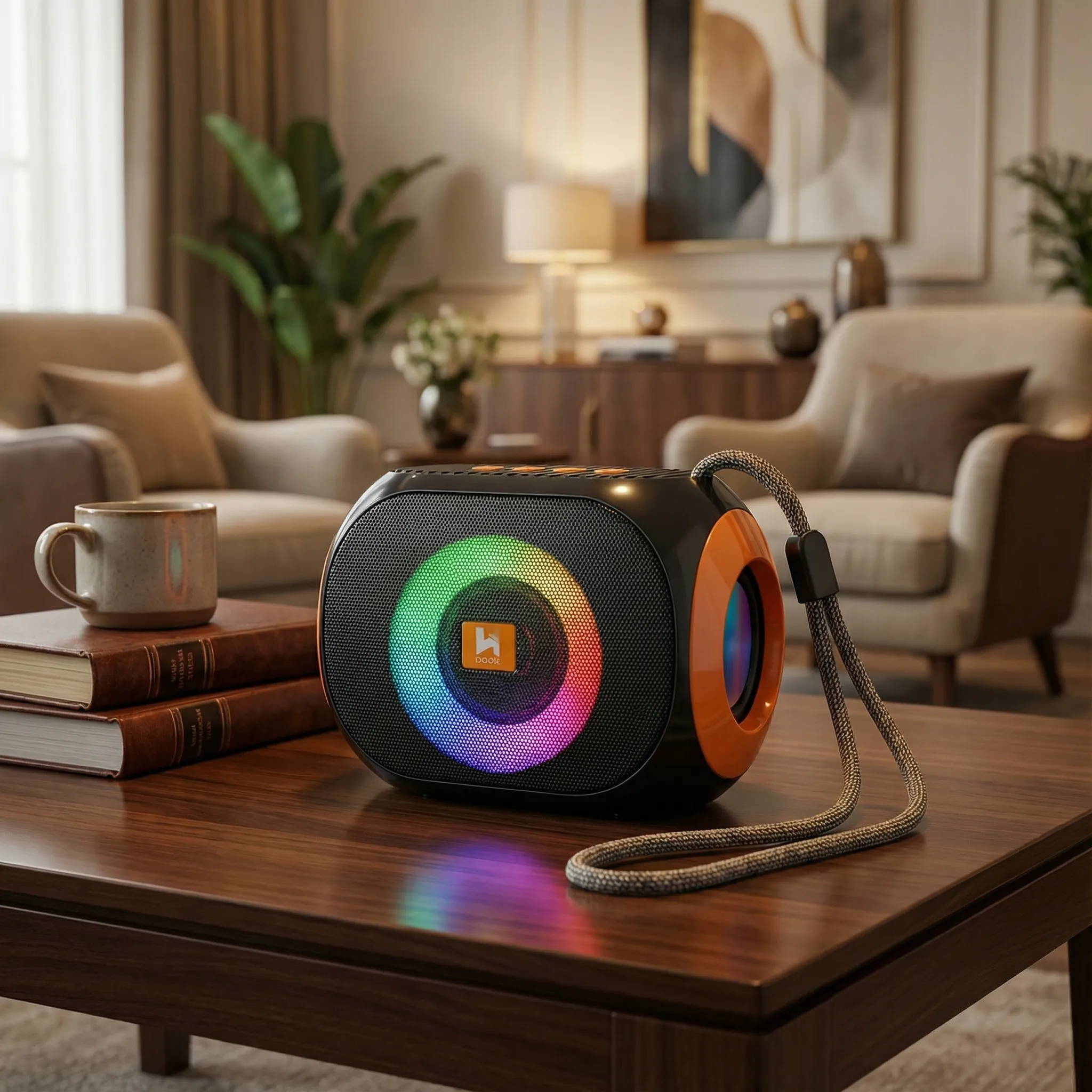 مكبر صوت بلوتوث محمول SB-D1 بإضاءة RGB للألعاب