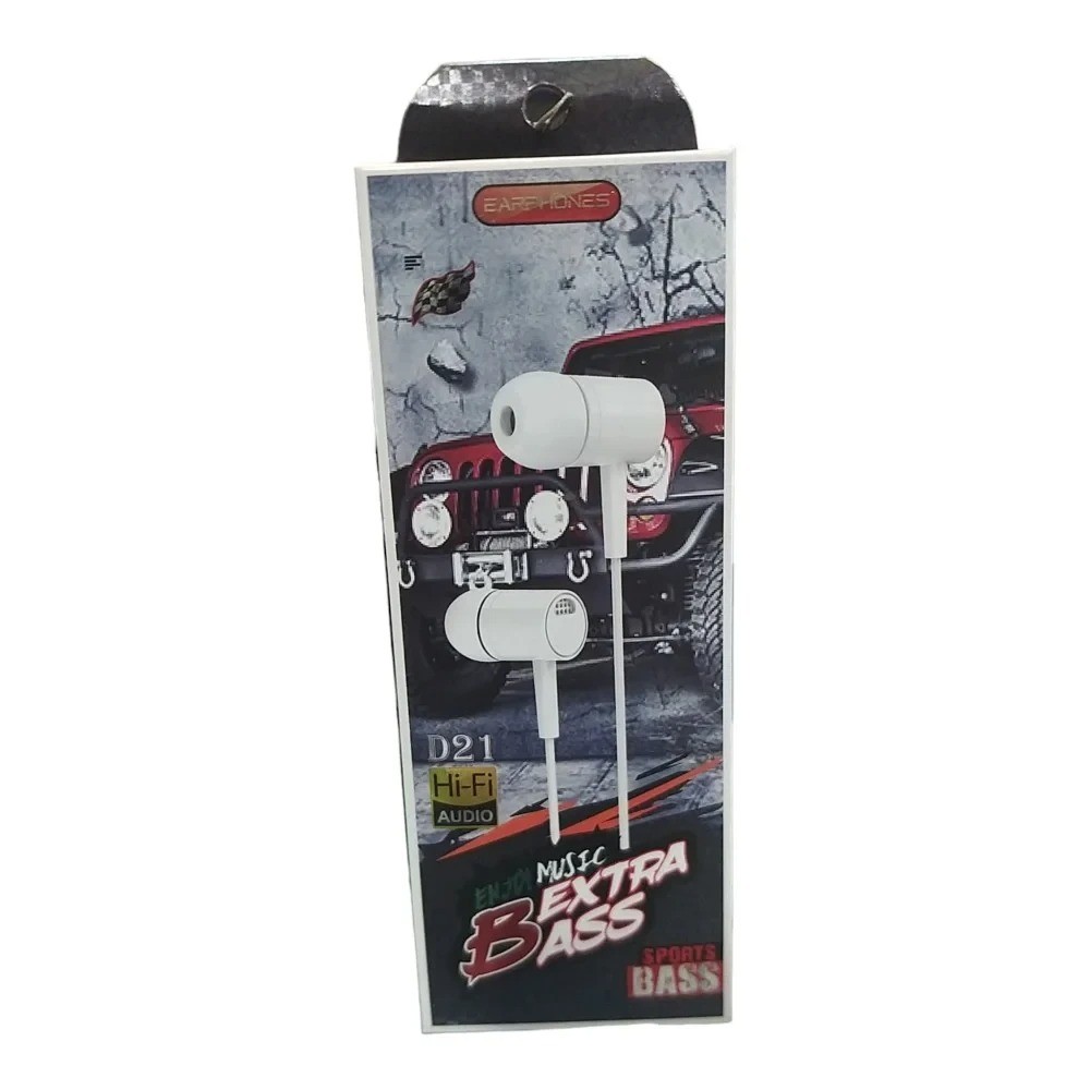 Handsfree extra bass headphone for phones, model - D21