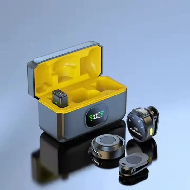 NeePho NP-58 Wireless Microphone with Digital Charging Case