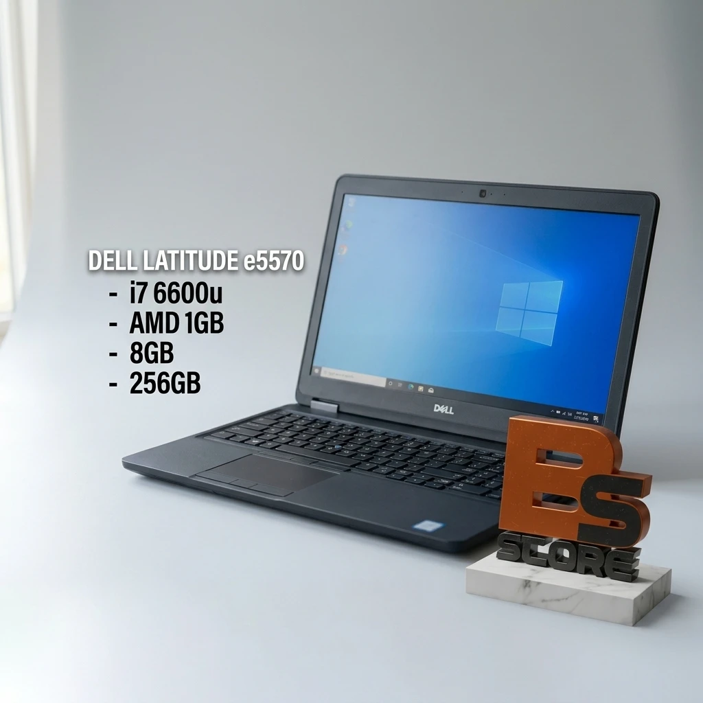 Dell Latitude E5570 i7-6600U Laptop - 8GB RAM, 256GB SSD, AMD 1GB