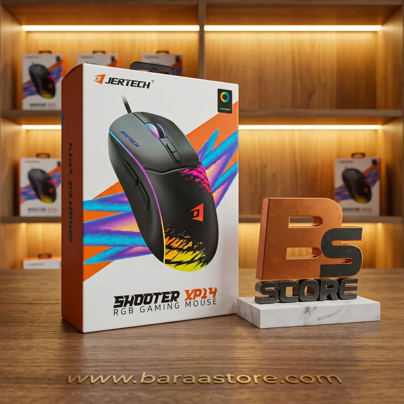 ماوس الألعاب الاحترافي JERTECH SHOOTER XP14 RGB