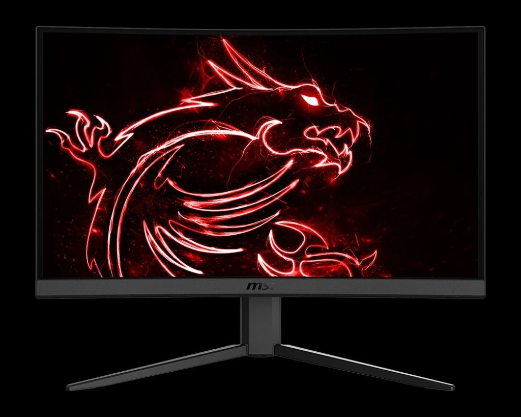 شاشة ألعاب منحنية MSI Optix G24C4 – 23.6" FHD، معدل تحديث 144Hz، زمن استجابة 1ms
