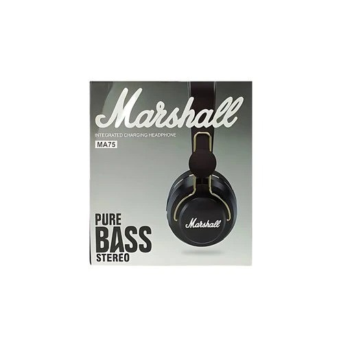 سماعة بيتس MA75 لاسلكية بلوتوث مع ميكروفون ودعم بطاقة SD