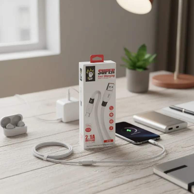 كابل شحن سريع USB Type - 3Boss A15