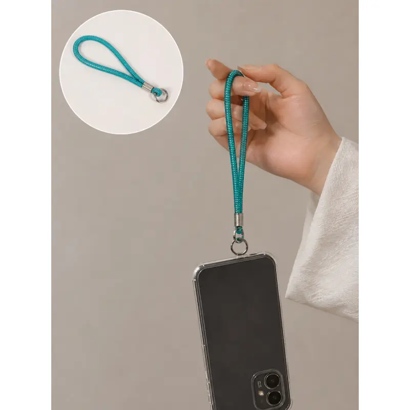 مديلية / ستراب معصم مرصع باللاستر اللامع للموبايل (Hand Wrist Strap) | حماية وأناقة في إيدك